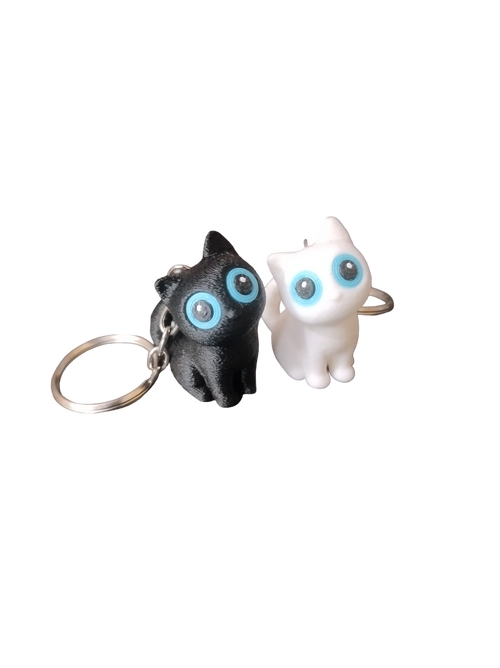 Cat Couple Charms pair
