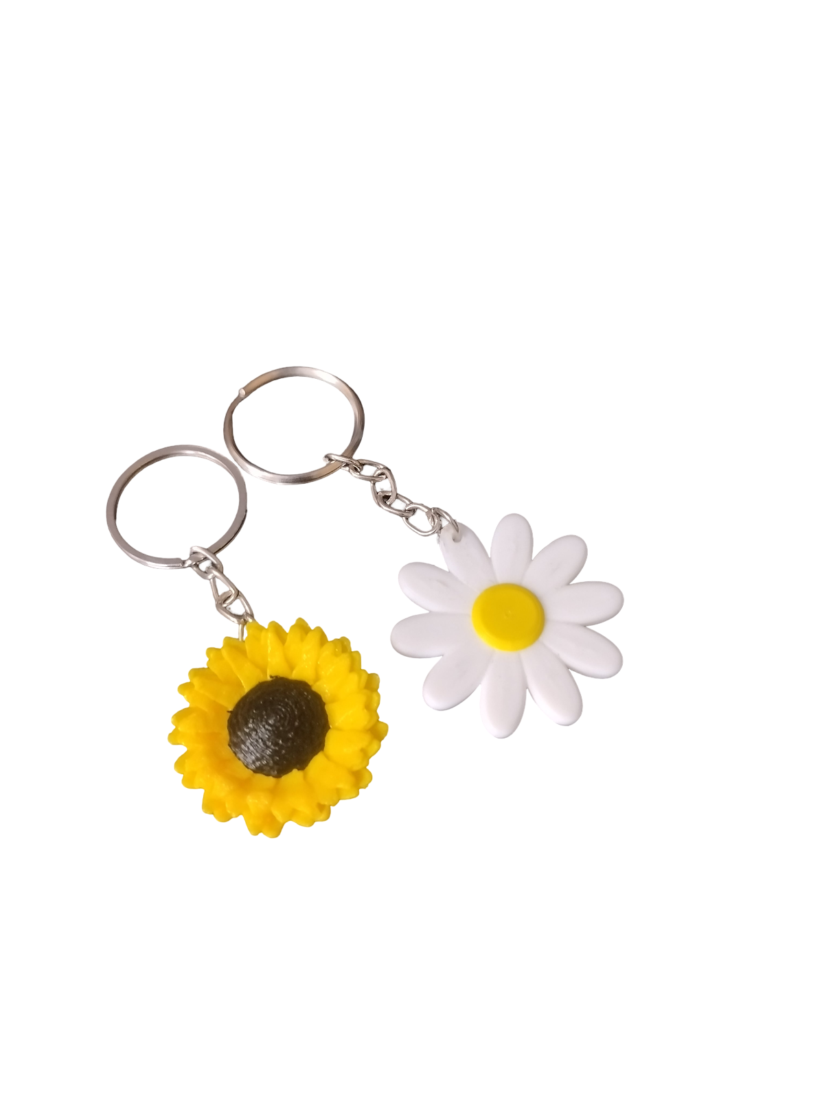 Sunflower and Daisy Charms pair