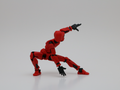 3D Printed Articulated Action Figure: Fully Posable, 9 Color Options