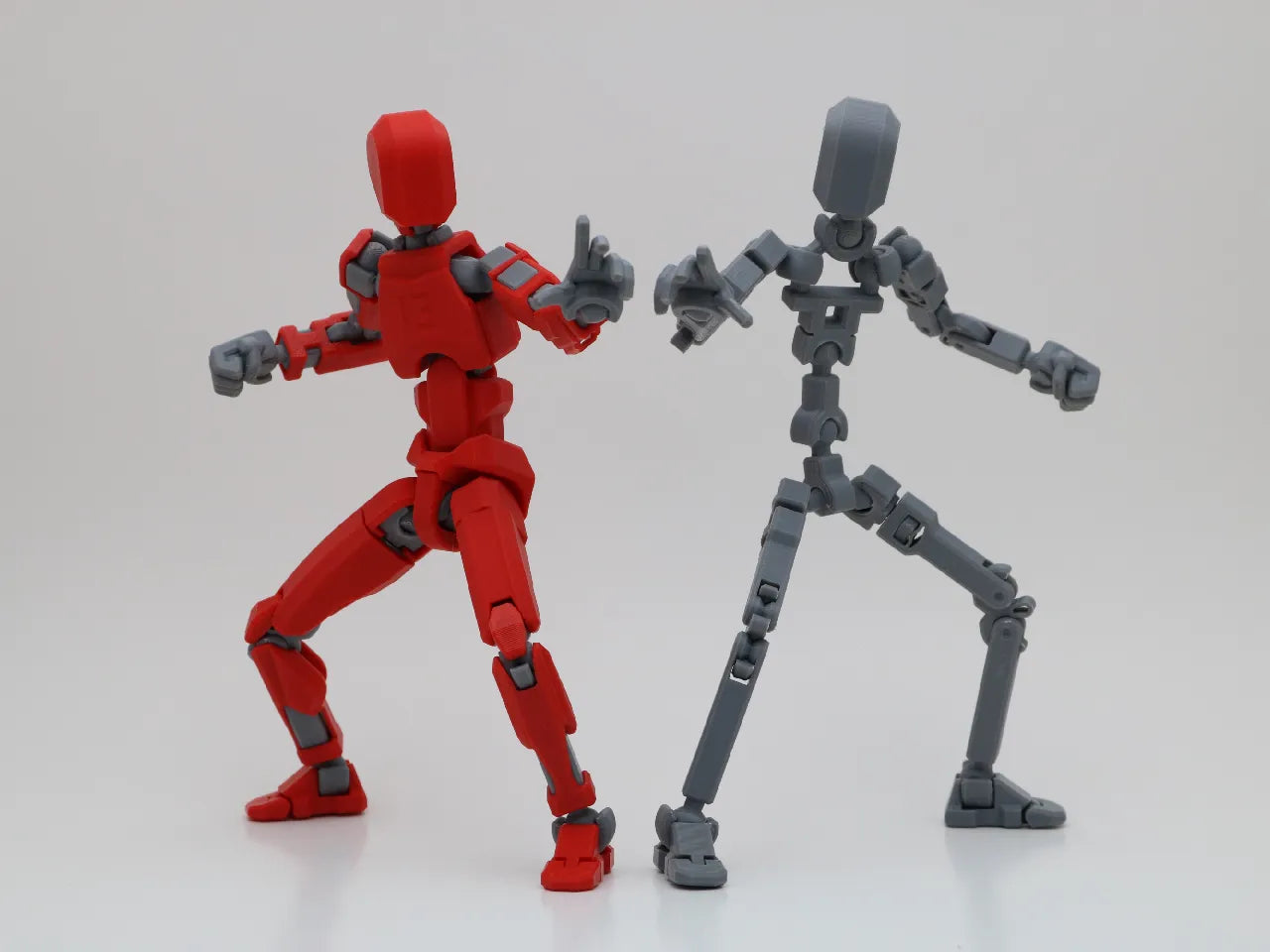 3D Printed Articulated Action Figure: Fully Posable, 9 Color Options