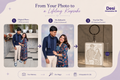 Personalised Photo Lithophane Keychain Set of 2